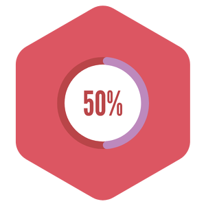 50% of Goal Achieved