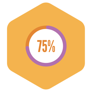 75% of Goal Achieved